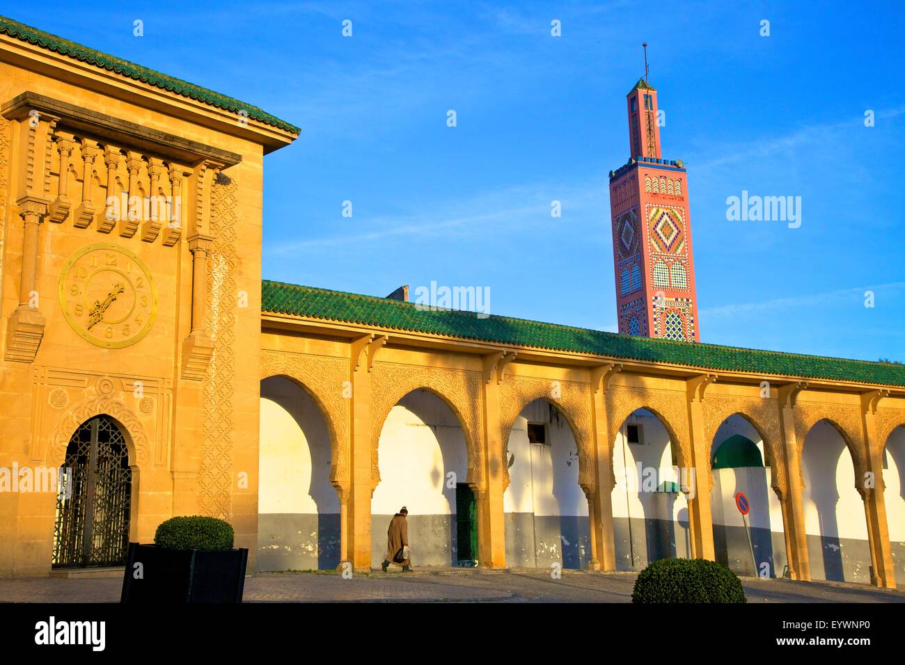 La moschea di Sidi Bou Abib, Gran Socco, Tangeri, Marocco, Africa Settentrionale, Africa Foto Stock