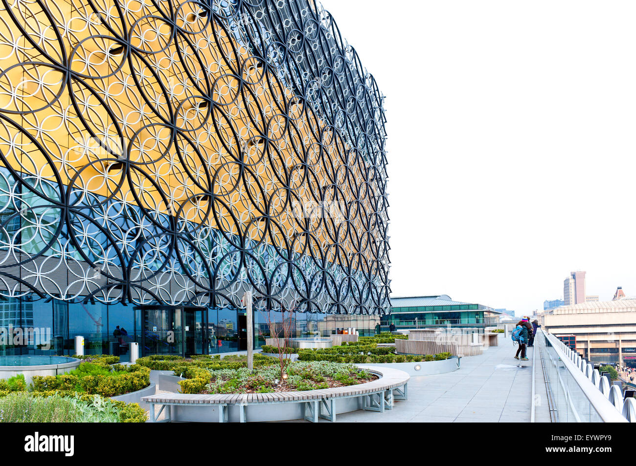Vista della Biblioteca di Birmingham, Inghilterra, Regno Unito, Europa Foto Stock