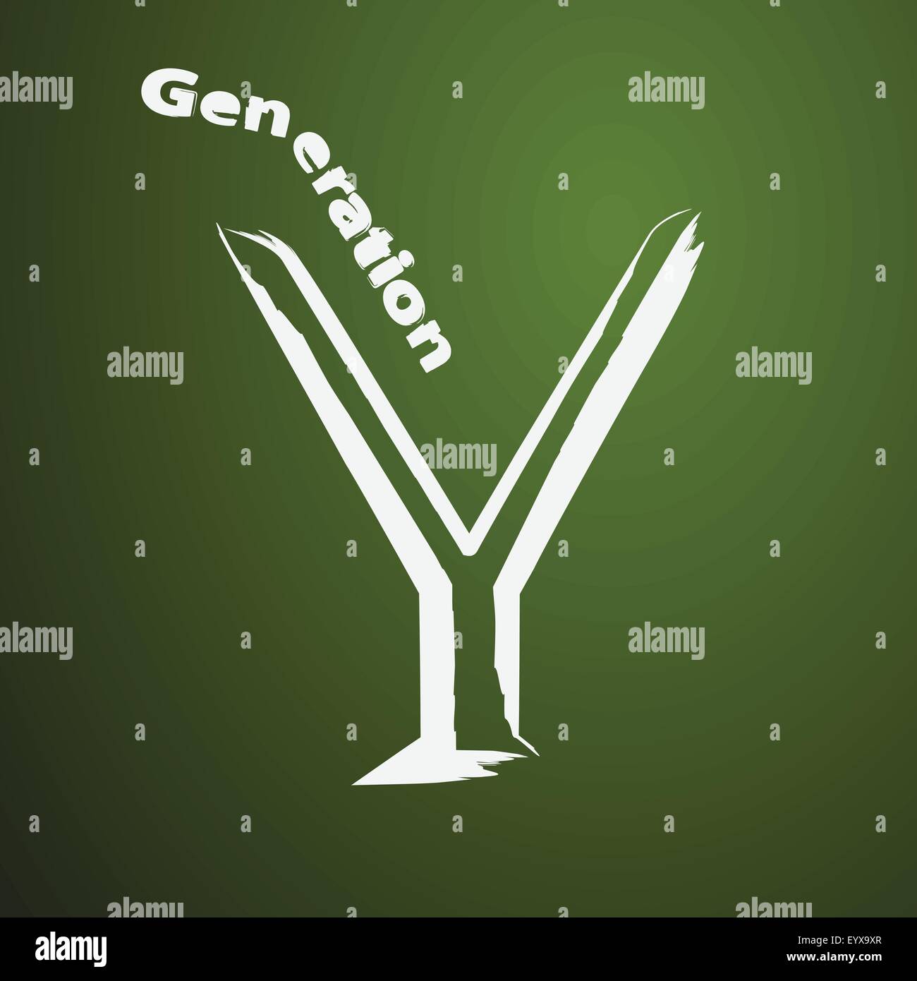 Generazione Y lifestyle illustrazione vettoriale. Illustrazione Vettoriale