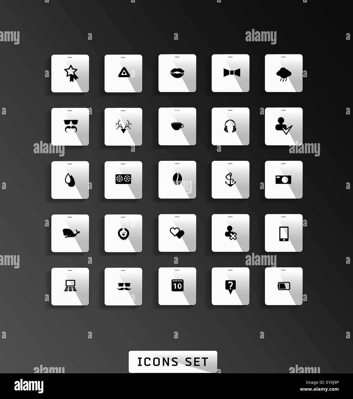 Insieme di web Illustrazione Vettoriale