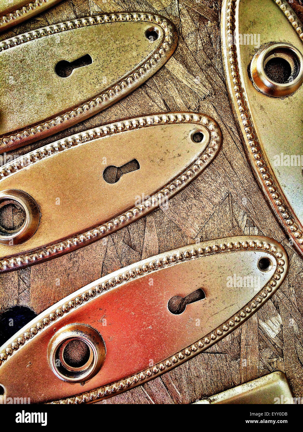 Close up si blocca - Immagine stock catturata con smartphone