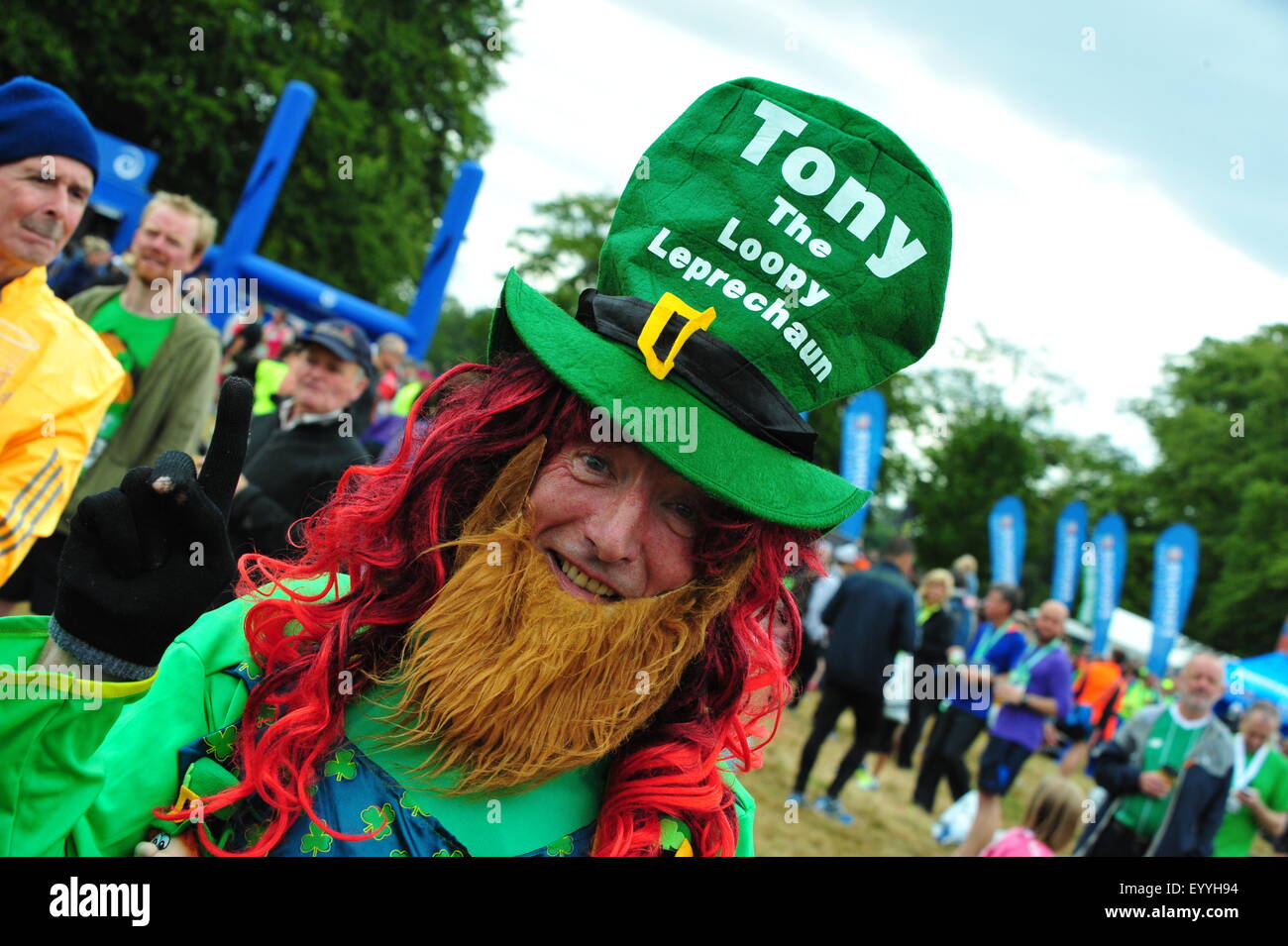 Rock'n'Roll Dublin mezza maratona, Phoenix Park di Dublino, Irlanda. Solo uso editoriale. Foto Stock