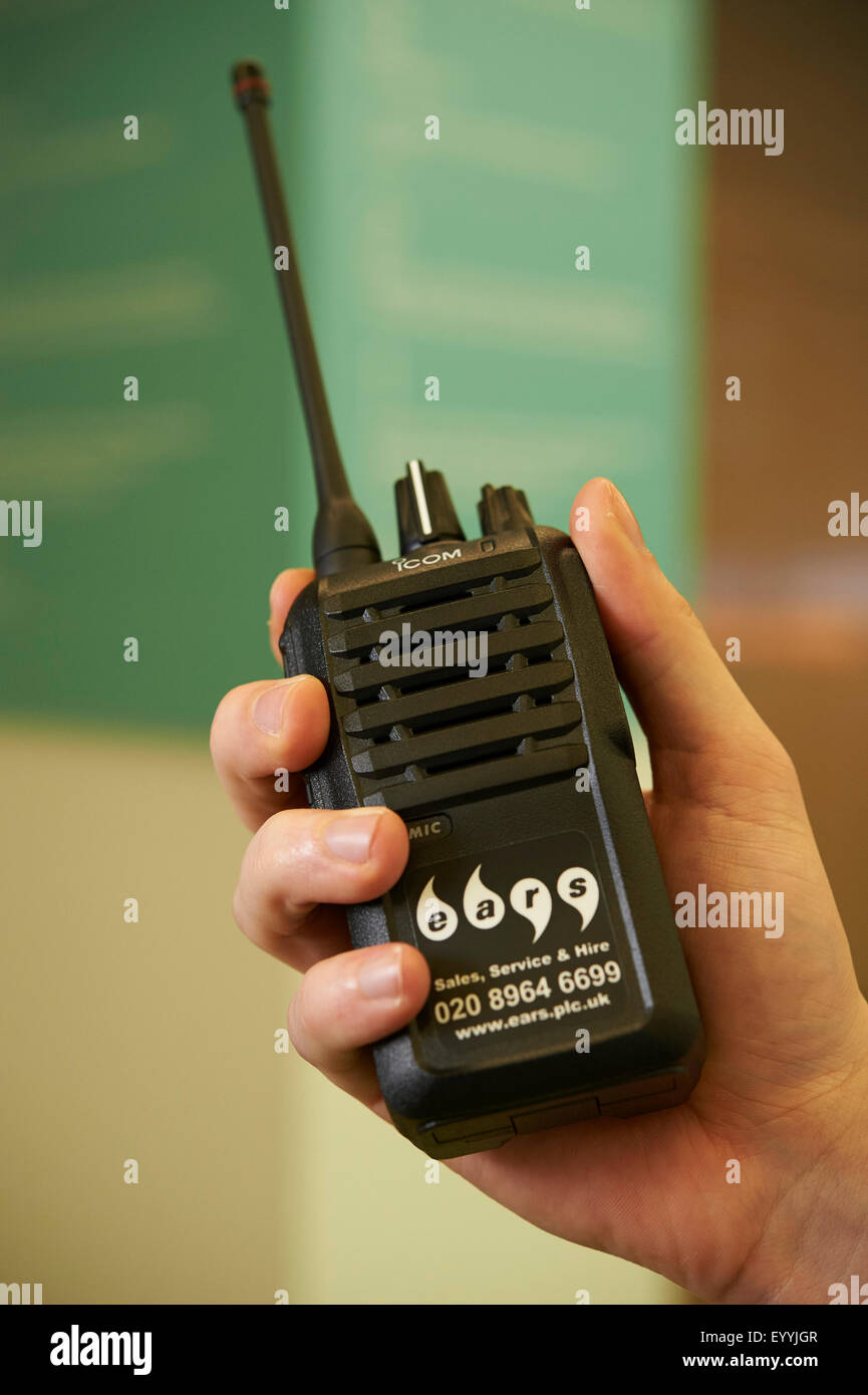 walkie-talkie Foto Stock