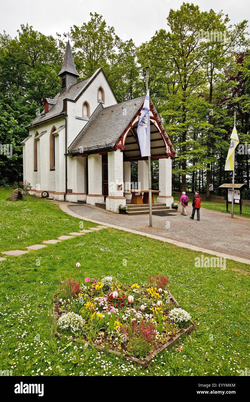 Cappella di pellegrinaggio in Doernschlade Altenhof, in Germania, in Renania settentrionale-Vestfalia, Sauerland, Wenden-Huensborn Foto Stock