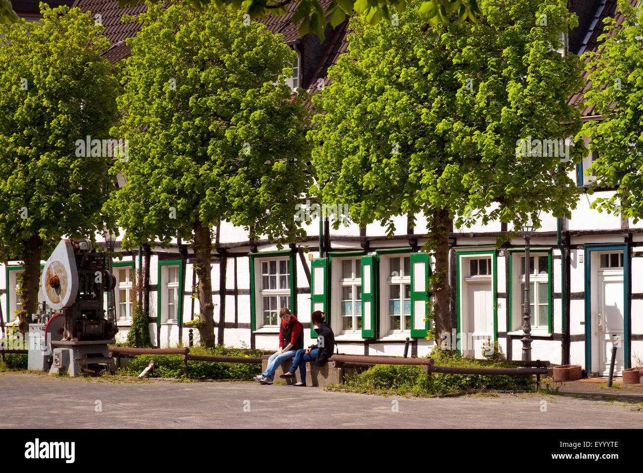 Insediamento Riege Lange a Hagen, in Germania, in Renania settentrionale-Vestfalia, la zona della Ruhr, Hagen Foto Stock