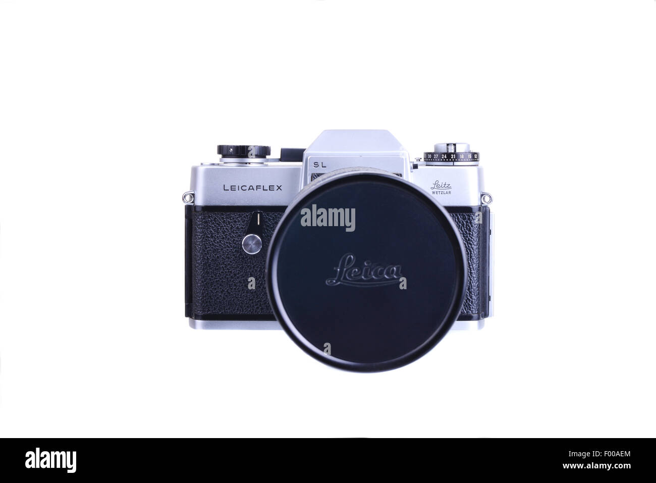 PANAMA, Panama - 30 luglio 2015: La Leicaflex fu la prima serie di 35mm reflex a lente singola telecamere fabbricati da Leitz Foto Stock