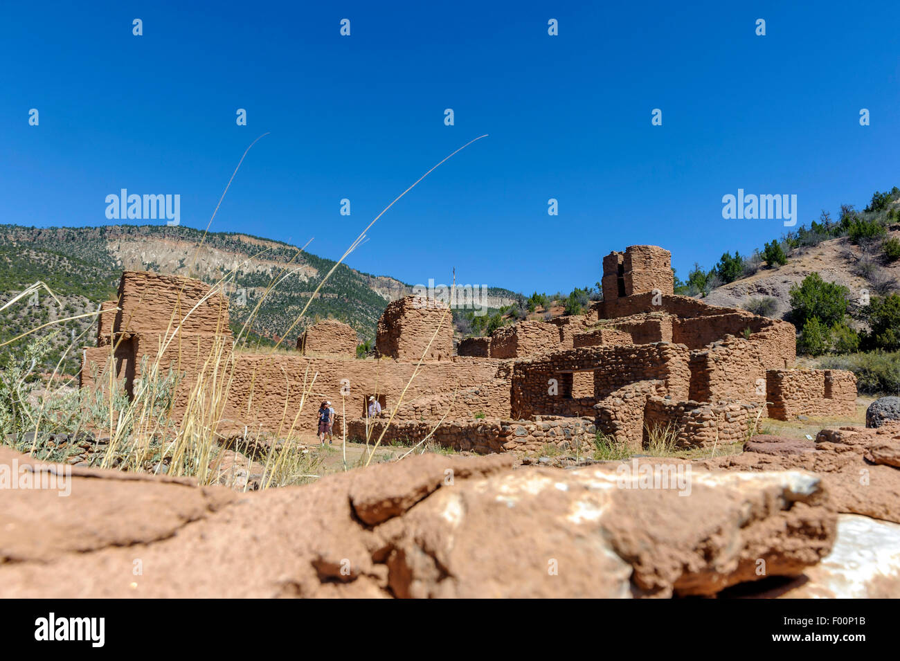 Jemez Pietra Miliare Storica Nazionale. Nuovo Messico. Stati Uniti d'America Foto Stock