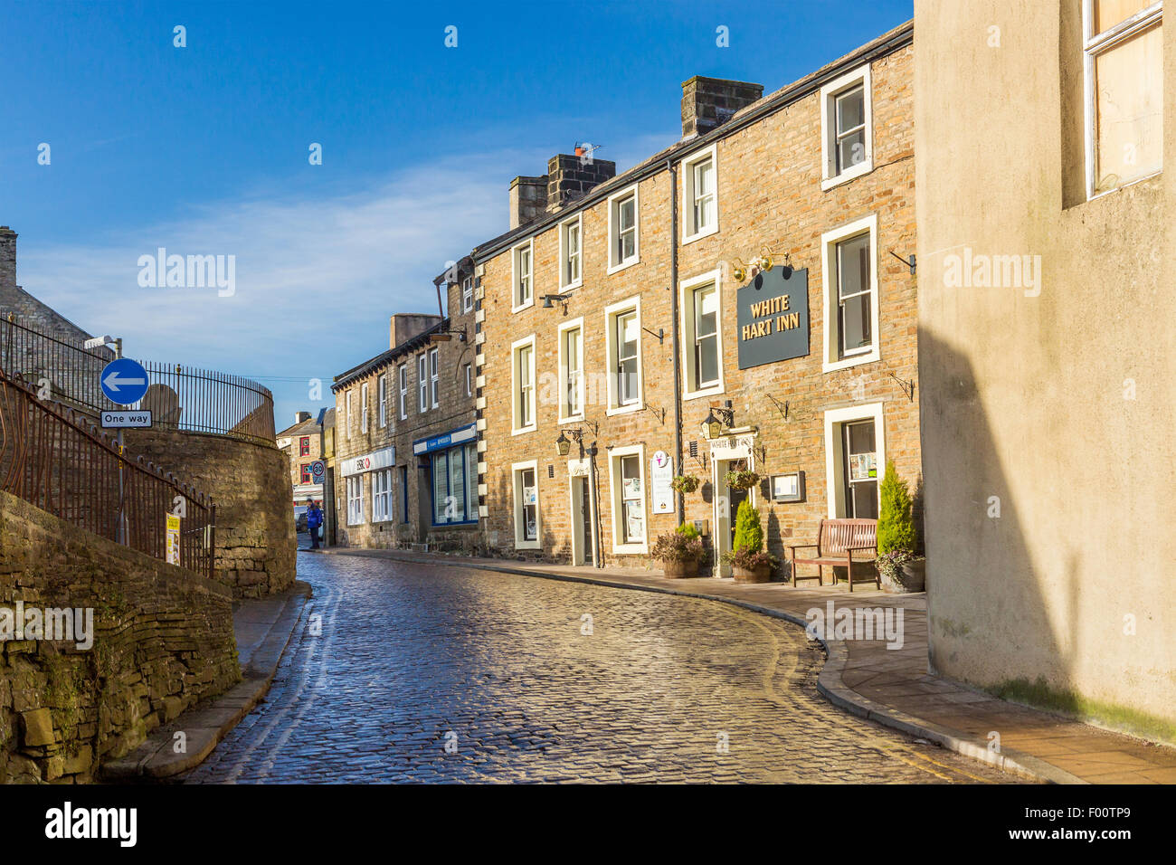 Hawes una piccola città mercato e parrocchia civile nell'Richmondshire quartiere di North Yorkshire, Yorkshire Dales National Park, Engl Foto Stock