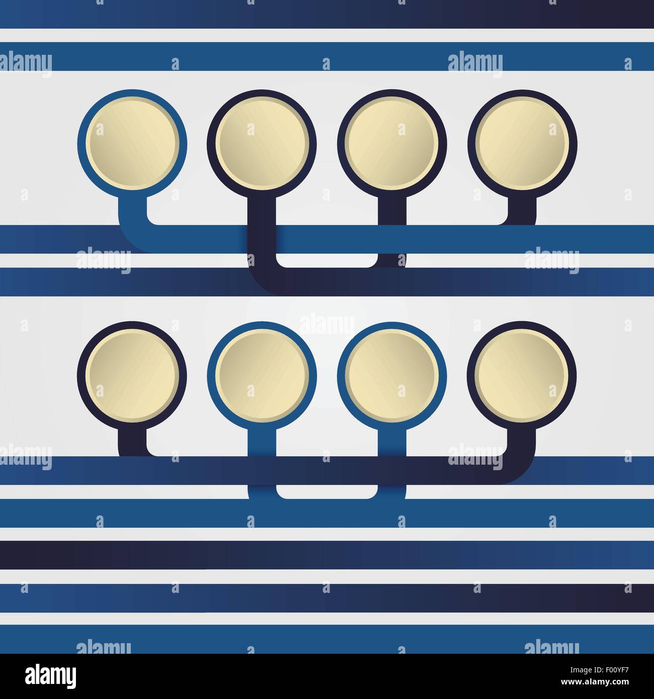 Linee Infographics design per progetti web illustrazione vettoriale. Illustrazione Vettoriale