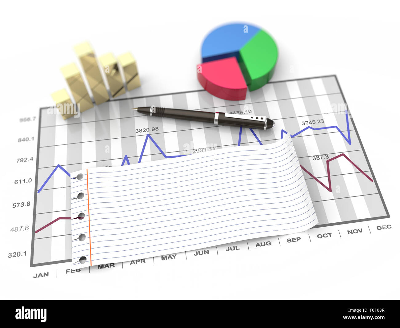 Di strategia e di gestione come un concetto Foto Stock