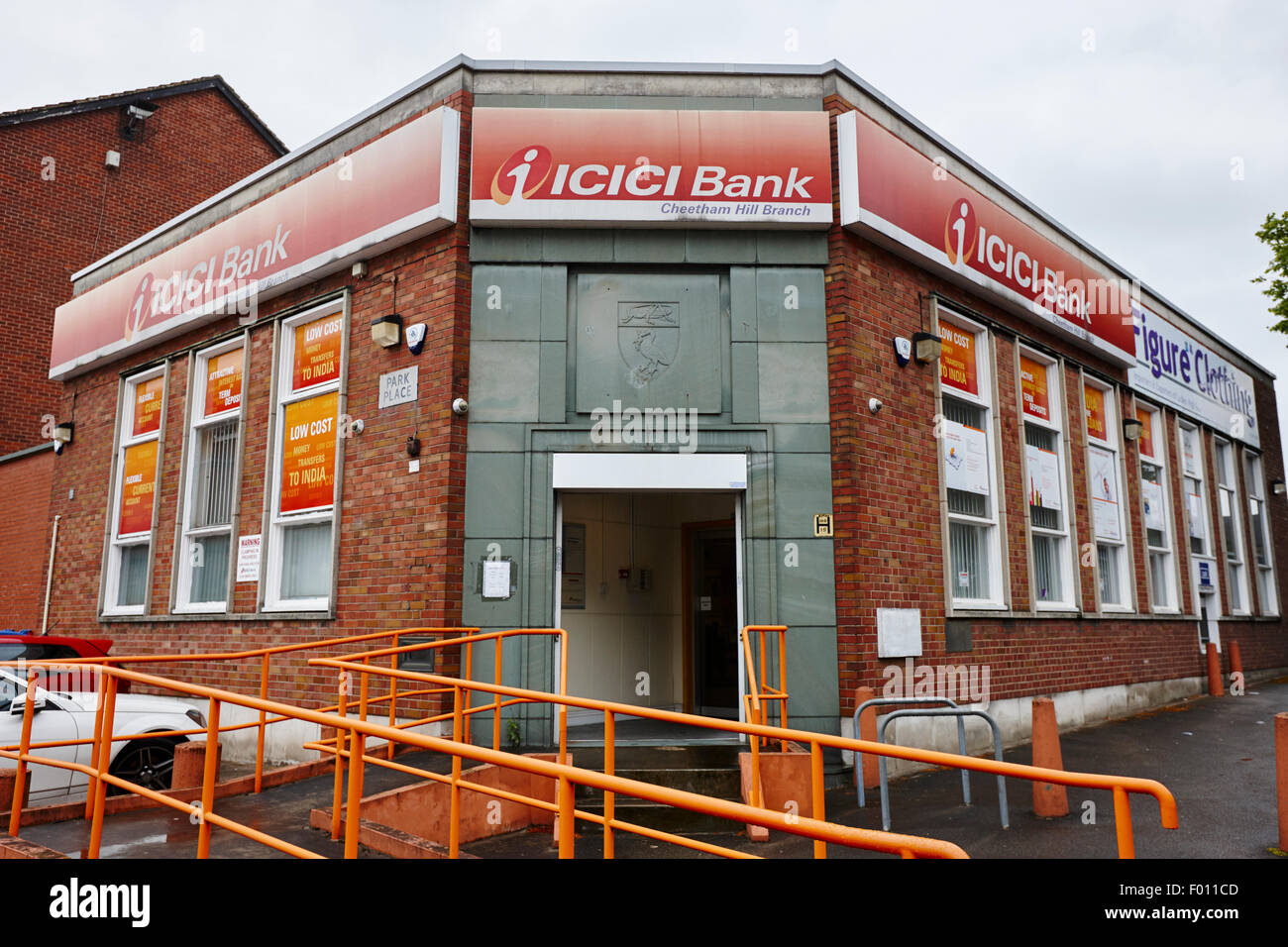 Icici bank filiale a Manchester Inghilterra England Regno Unito Foto Stock