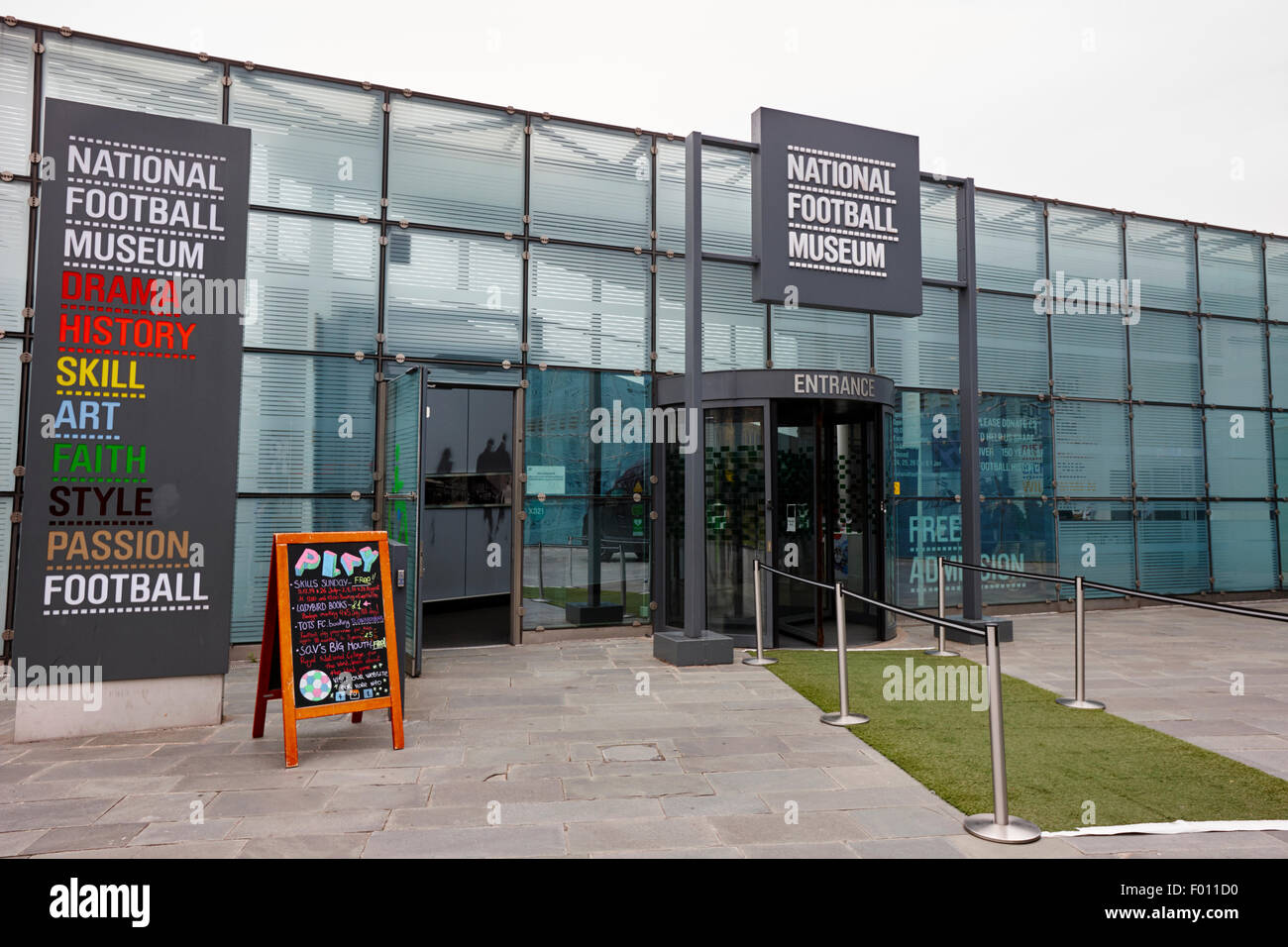 Museo Nazionale del Calcio Manchester Inghilterra England Regno Unito Foto Stock