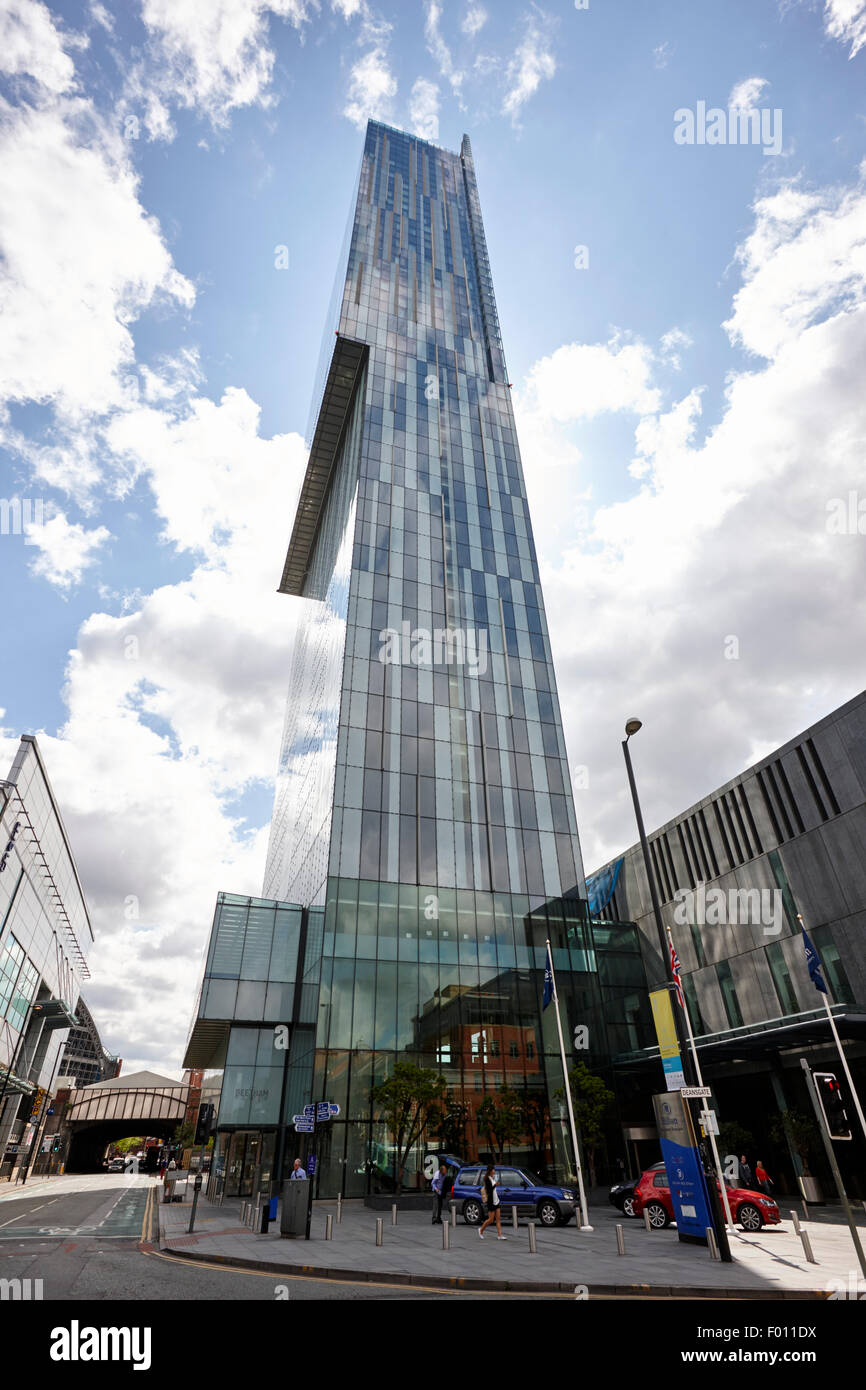 Il Beetham Tower su Deansgate Manchester Inghilterra England Regno Unito Foto Stock