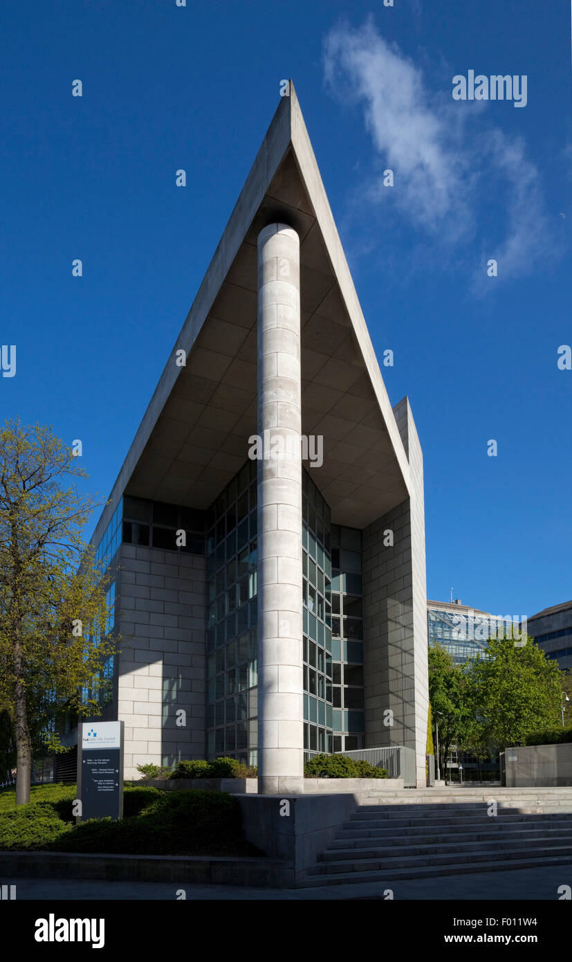 Dublin Corporation per la Civic Offices su legno Quay. La città di Dublino, Irlanda Foto Stock