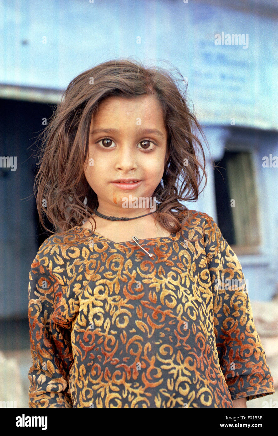 Llittle ragazza in india johdpur brian mcguire Foto Stock