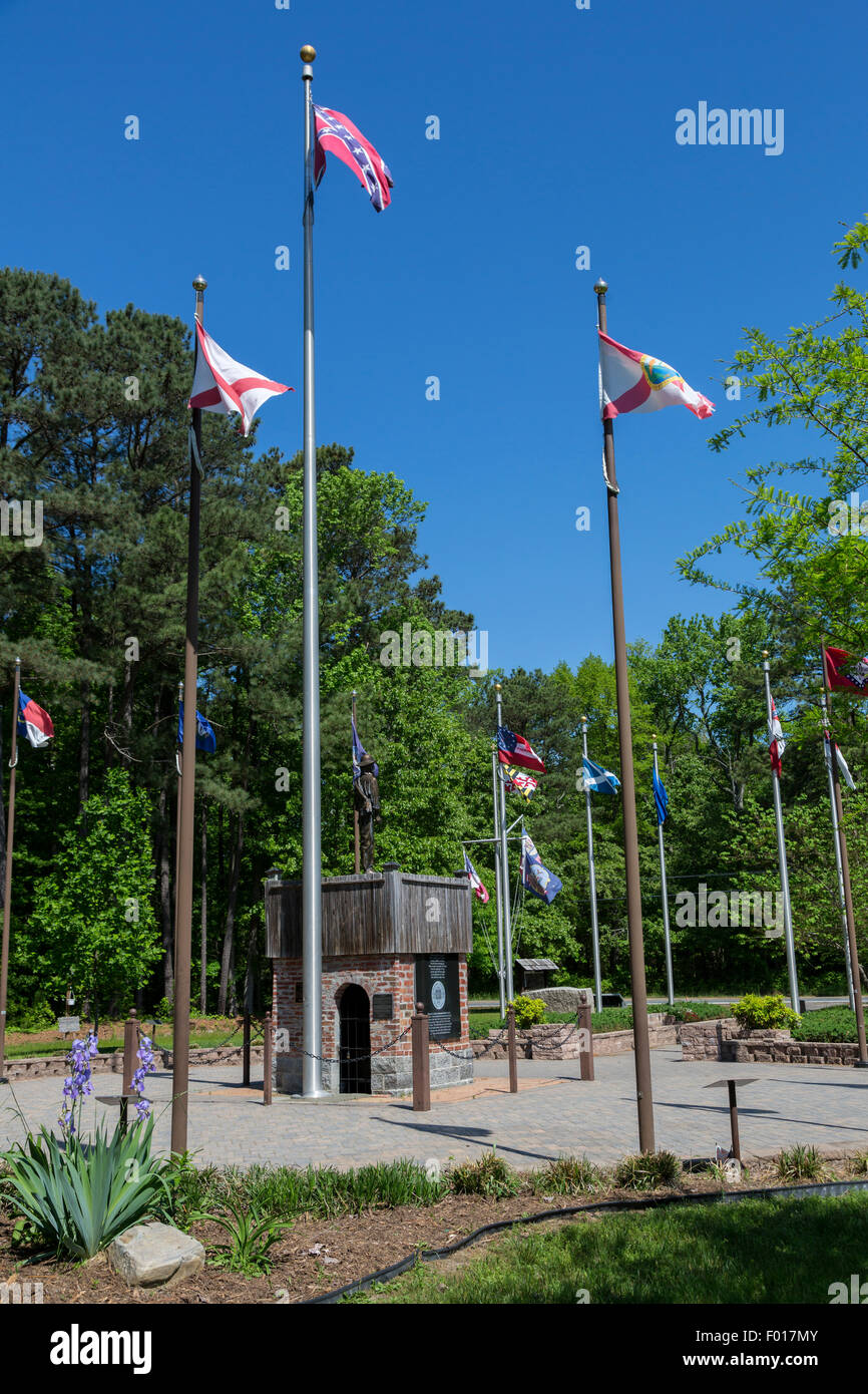 Point Lookout, Maryland, Stati Uniti d'America. La guerra civile americana campo di prigionia Memorial. Foto Stock