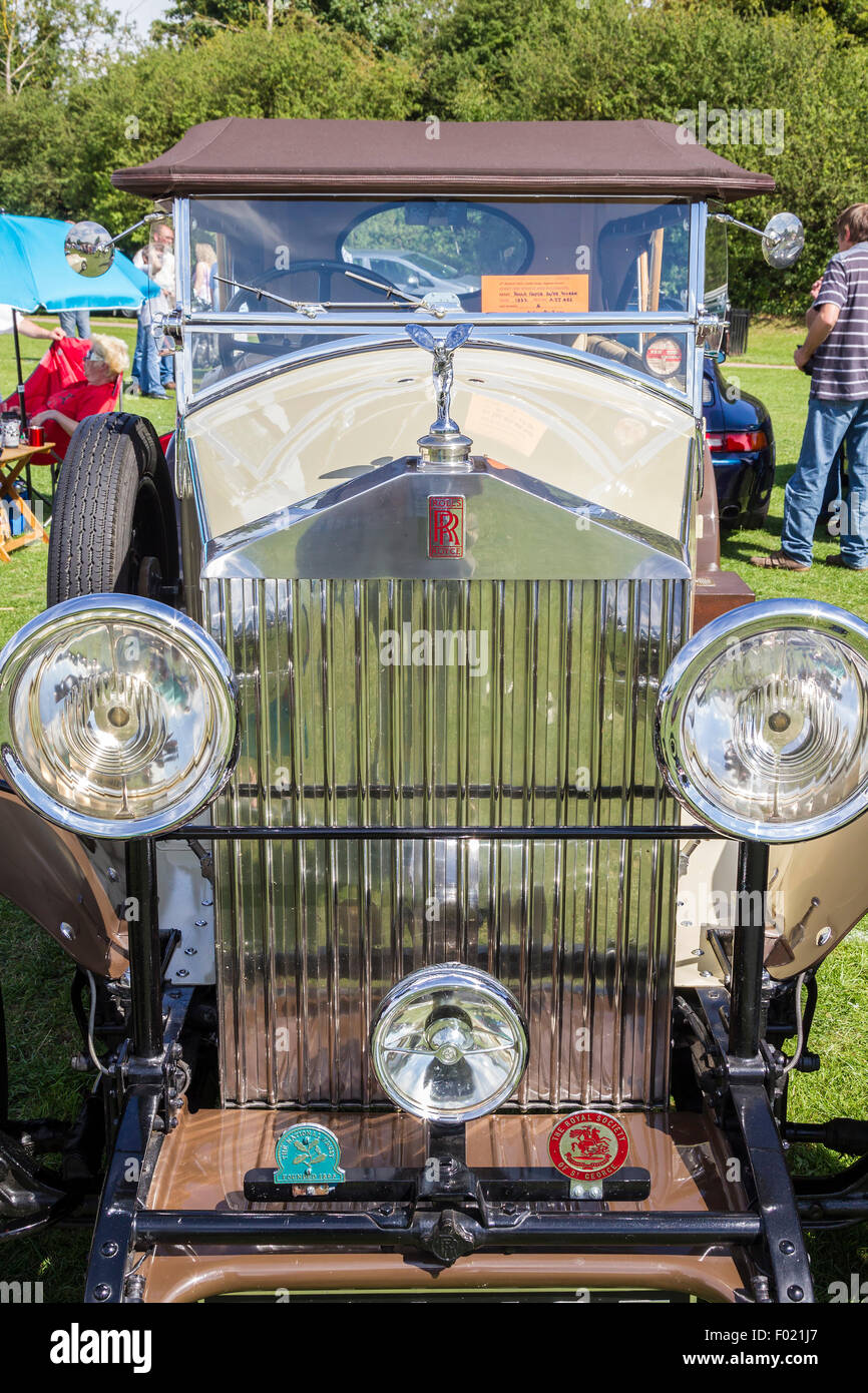 Rolls Royce, 20/25 Tourer, 1932 color crema e marrone e. Foto Stock