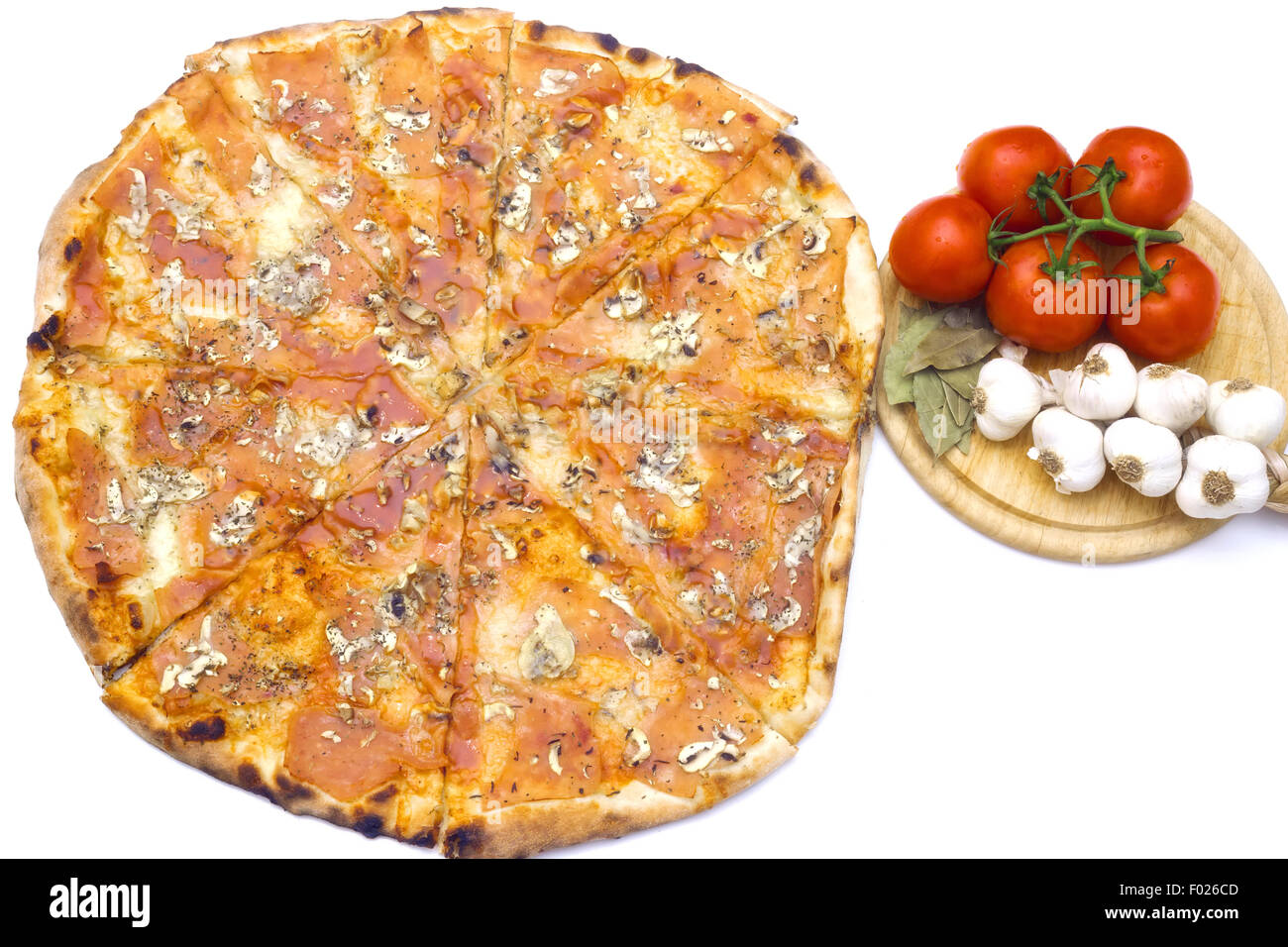 Pizza italiana - il più famoso in tutto il mondo Foto Stock