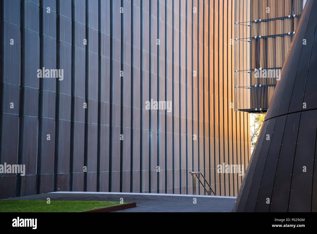 Acciaio contemporanea architettura elegante, Sydney, Australia Foto Stock