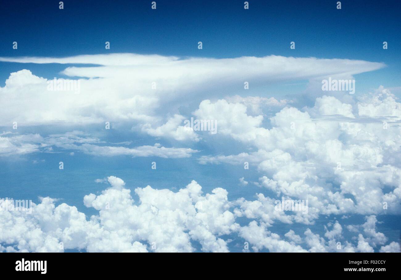 Cumulonimbus nuvole. Foto Stock