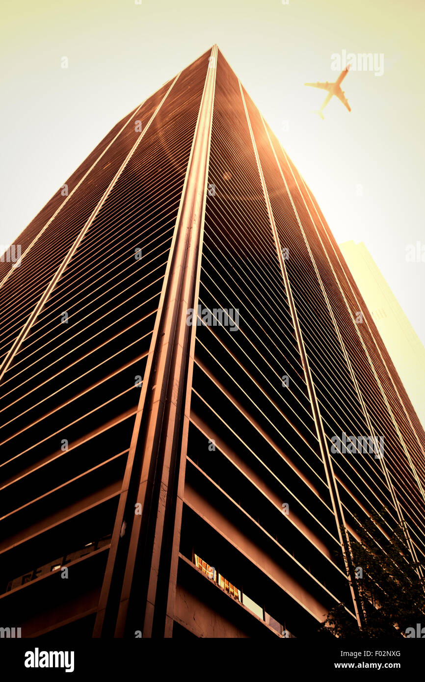Immagine composita di lens flare Foto Stock