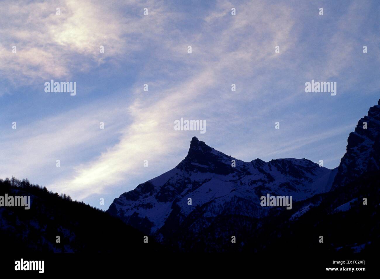 Mont Avic (3006 metri), Mont Avic parco naturale, Valle d'Aosta, Italia. Foto Stock