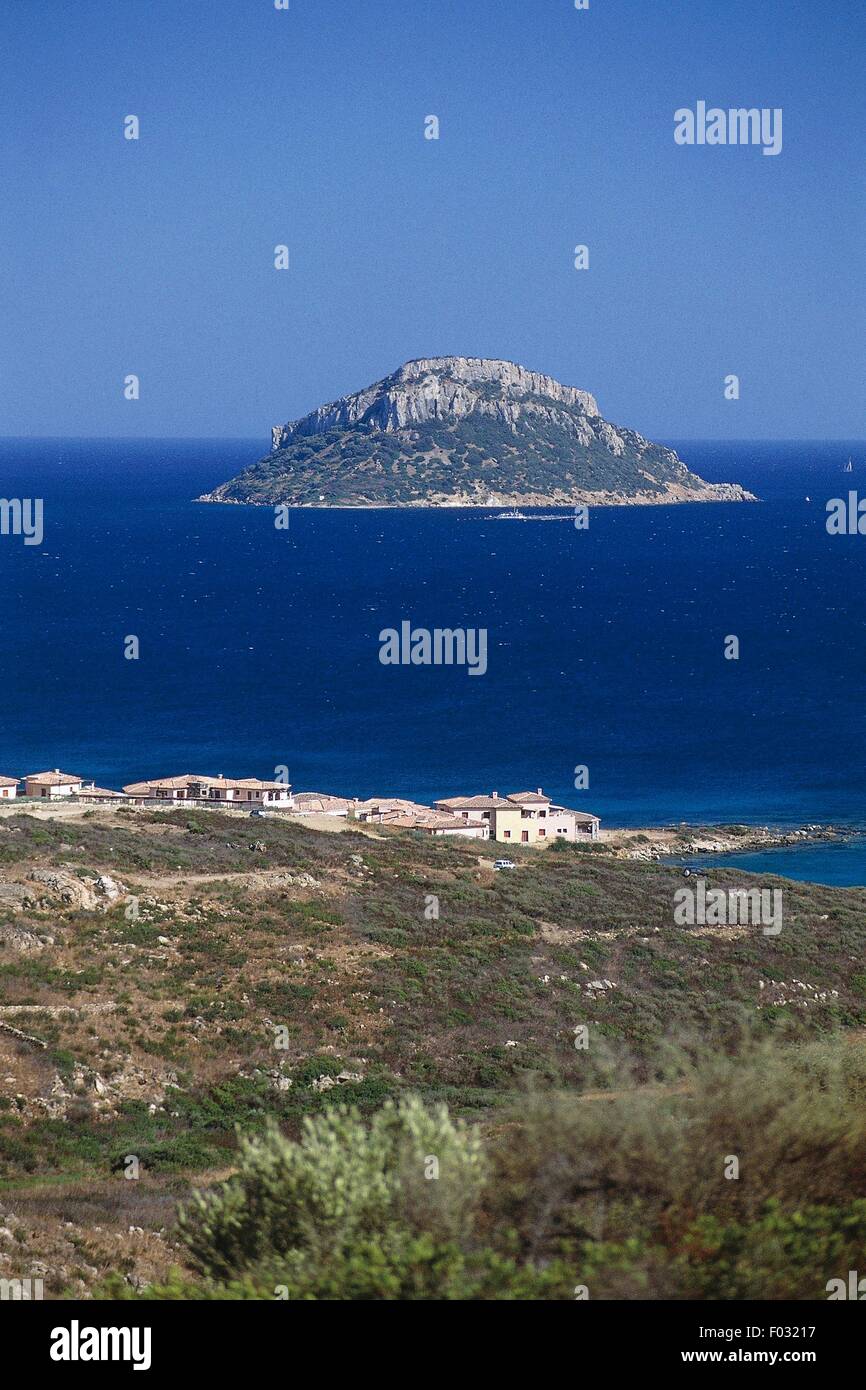 L'isola di Figarolo, Golfo Aranci, Sardegna, Italia Foto stock - Alamy
