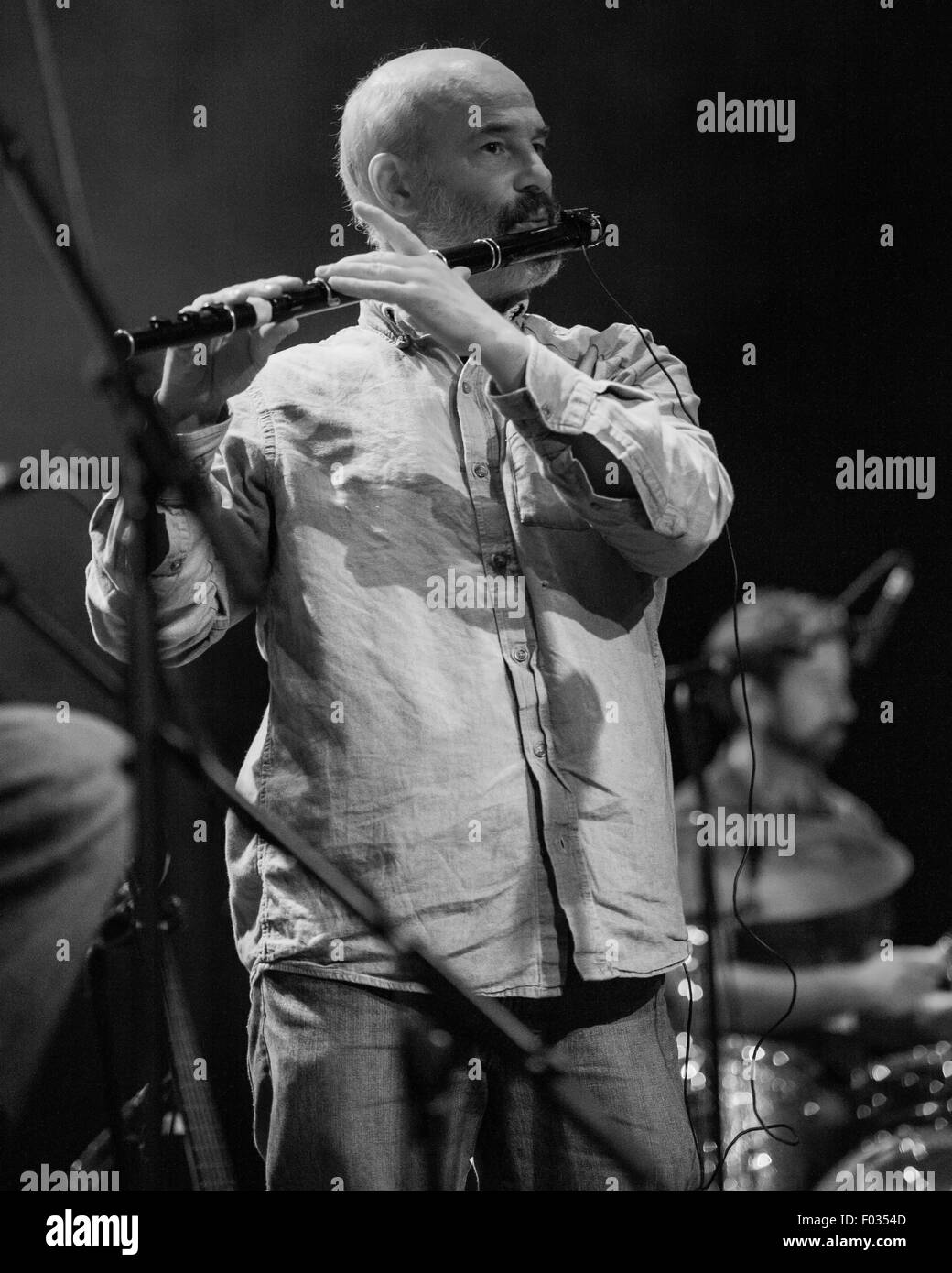 Folkfest, Killarney,XXV Luglio 2015, Kila eseguire live al Folkfest , INEC, Killarney sulla XXV Luglio Foto Stock