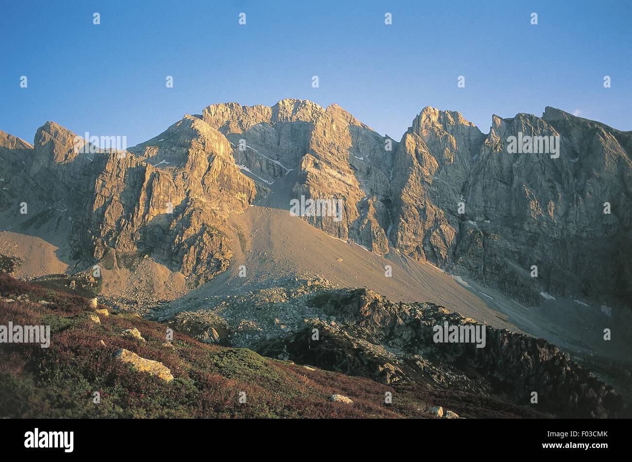 Italia - Piemonte - Alpi Marittime - Alta Valle Pesio Riserva Naturale -  Marguareis Peak Foto stock - Alamy