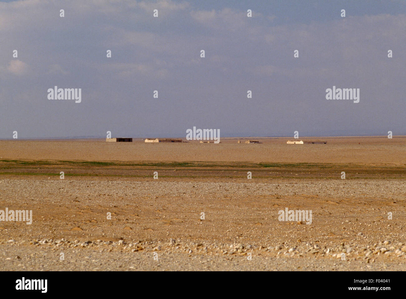 Il paesaggio nei pressi di Ksar El Boukhari, Algeria. Foto Stock