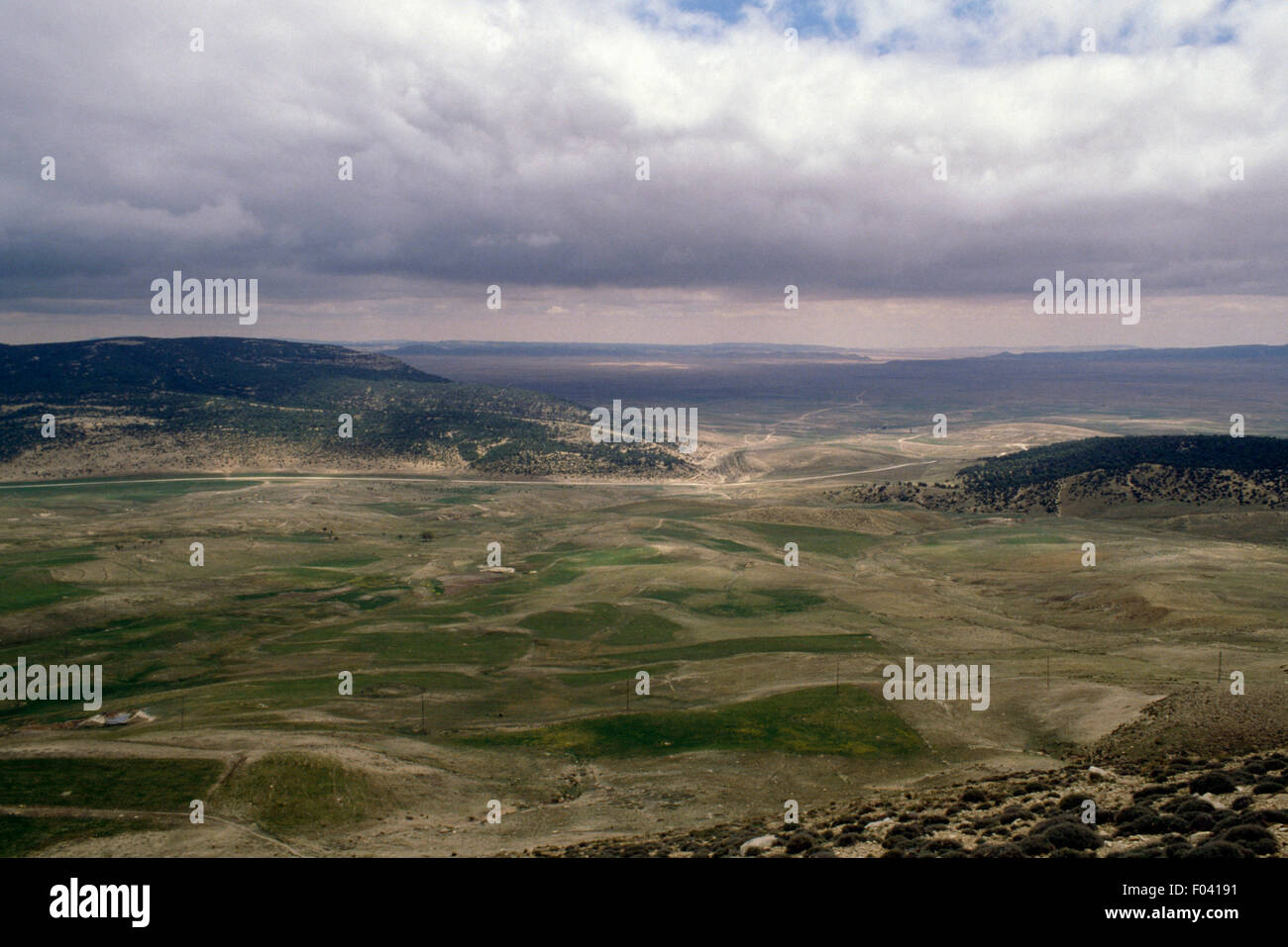 Panorama da Tebessa montagne, Algeria. Foto Stock