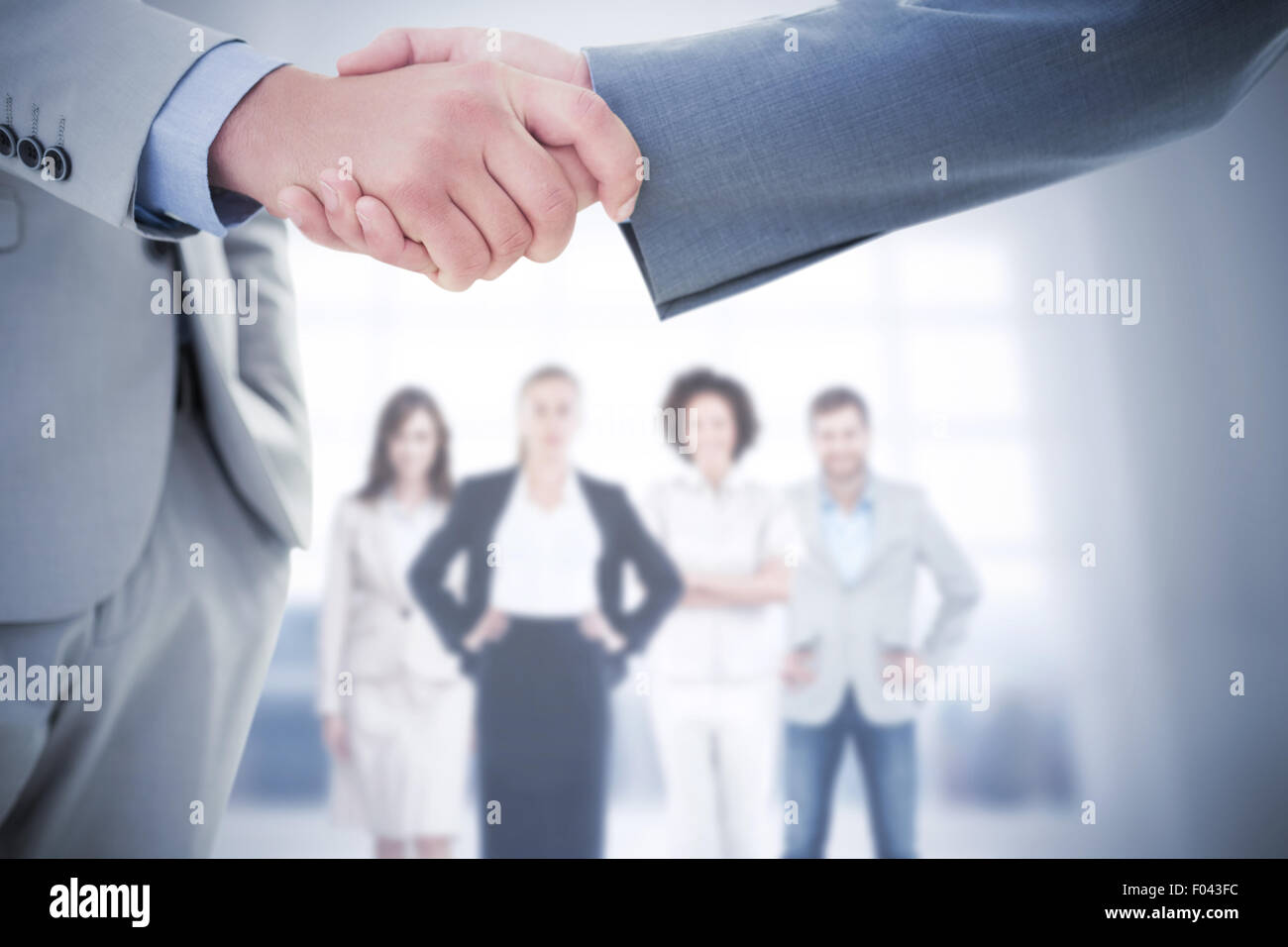 Immagine composita di handshake di business Foto Stock
