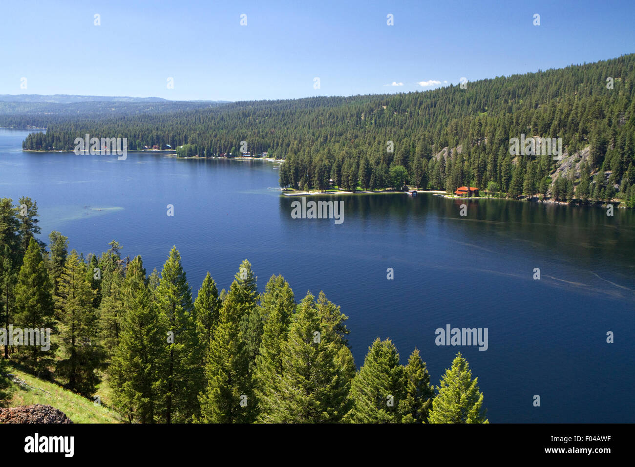 Lago Payette in McCall, Idaho, Stati Uniti d'America. Foto Stock