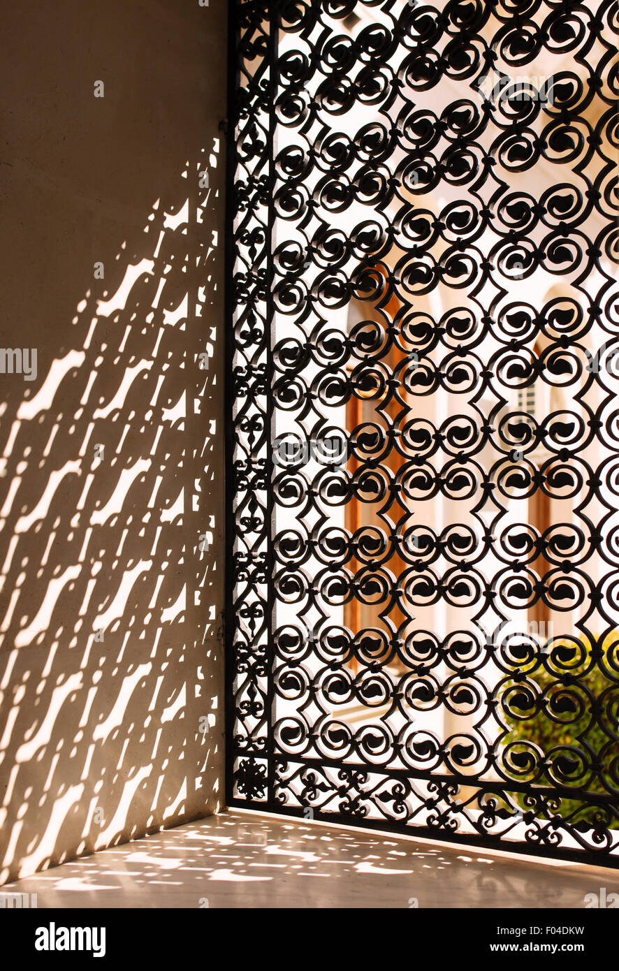 Finestra in cantiere italiano di Livadia Palace Foto Stock