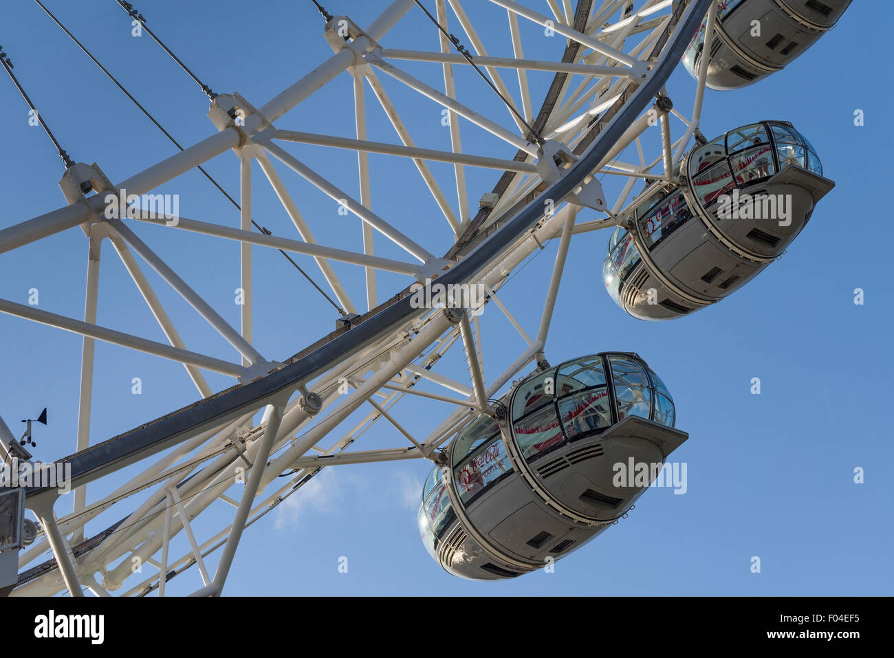 Millennium Wheel London Eye South Bank UK Foto Stock