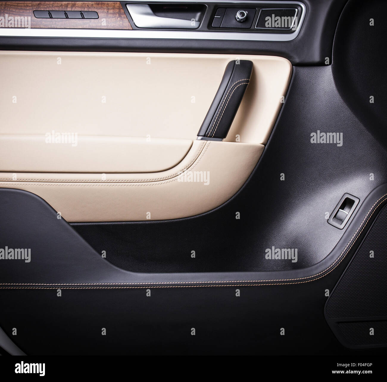 Auto moderna interno, close up foto Foto Stock