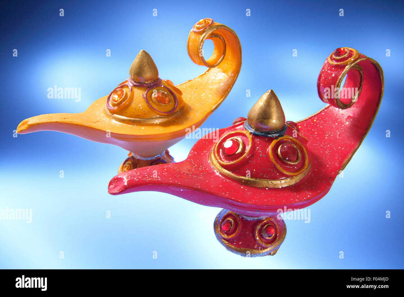 Lampade a olio Foto Stock