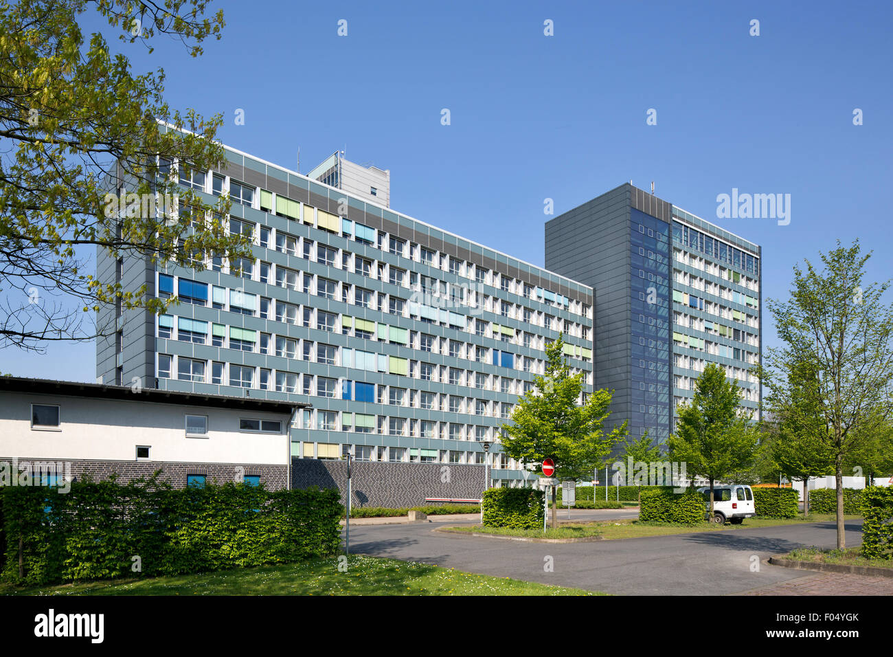 Alta Corte Regionale e procura generale&#39;s Ufficio del Land Renania settentrionale-Vestfalia, Hamm, Nord Reno-Westfalia, Germania Foto Stock