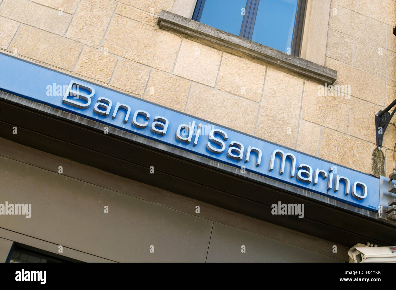 Banca di san marino banca banche del settore bancario Foto Stock