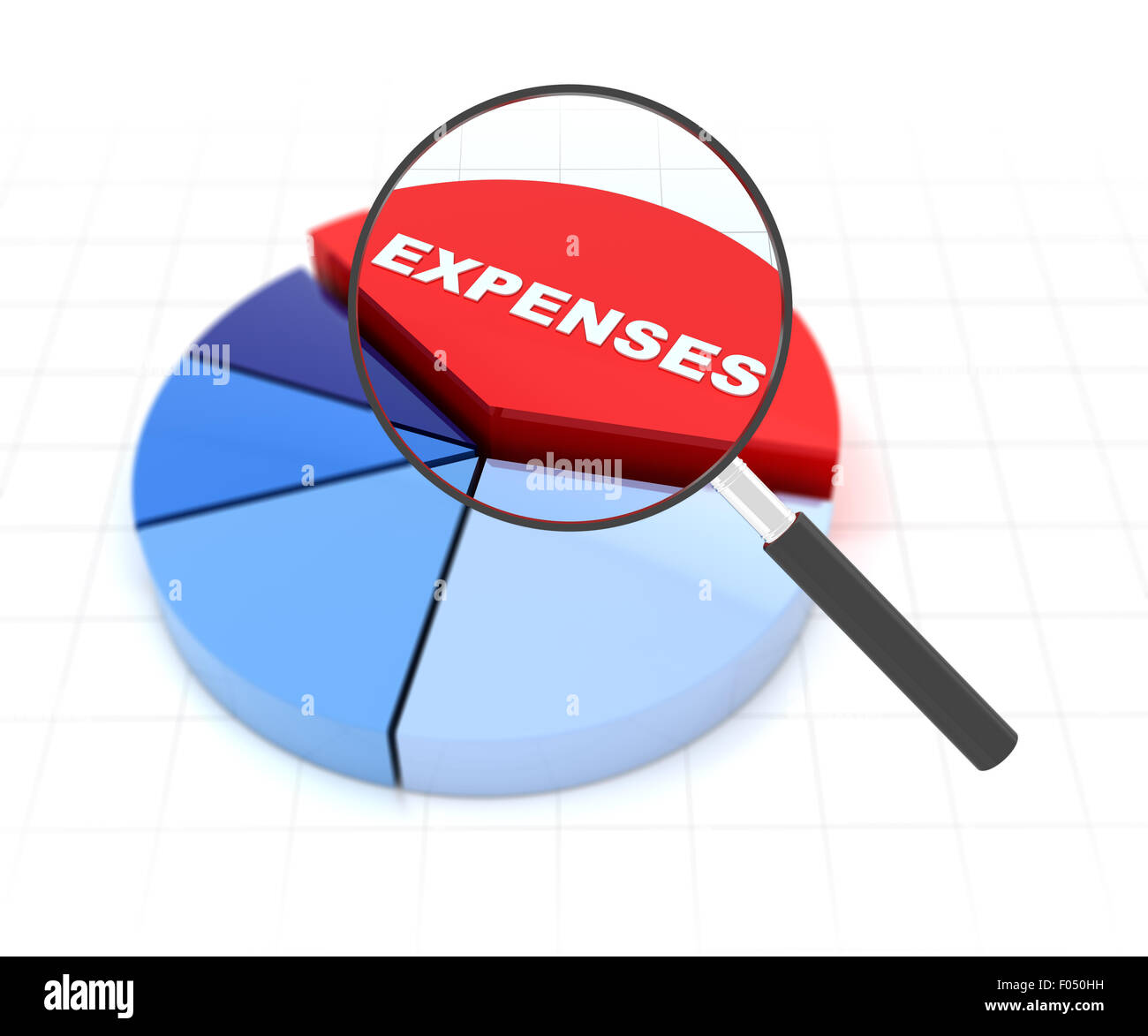 Anaylyse le vostre spese Foto Stock