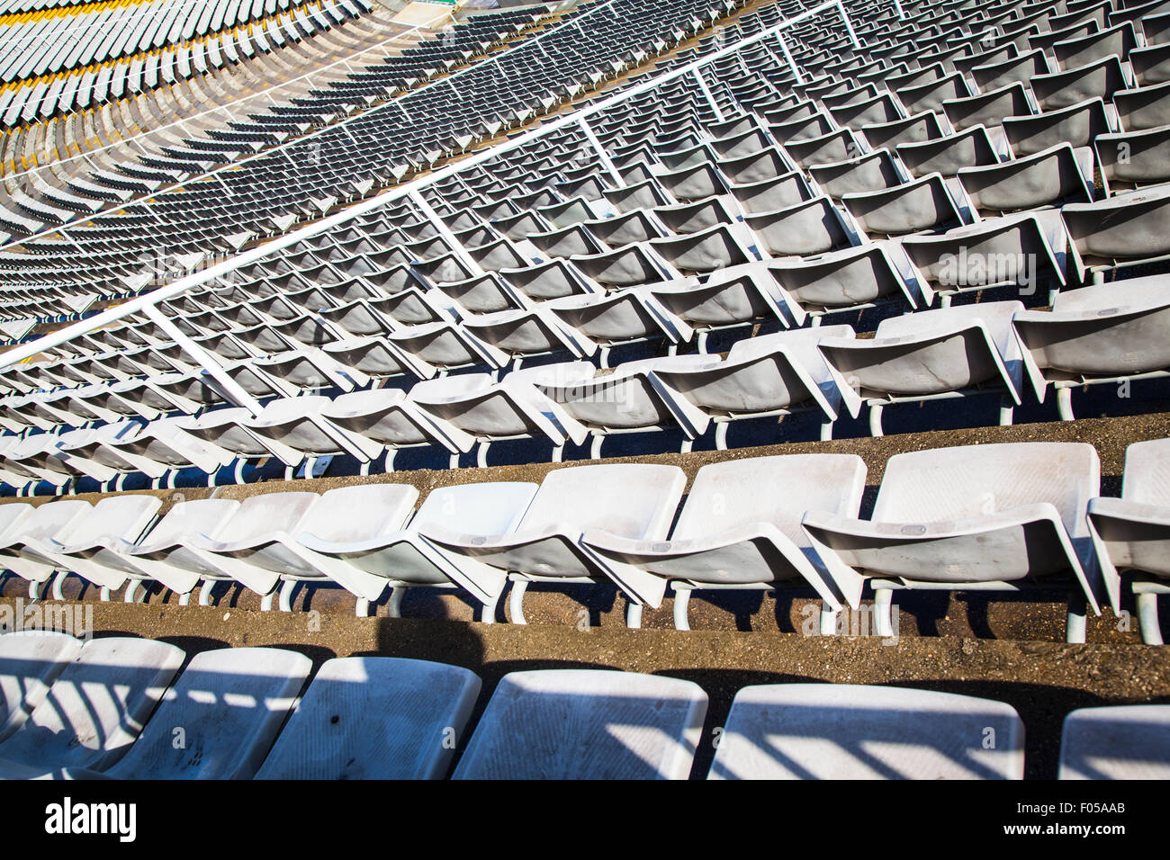 Estadi Olimpic Lluis Companys (Barcellona Stadio Olimpico) a Barcellona, Spagna. Foto Stock