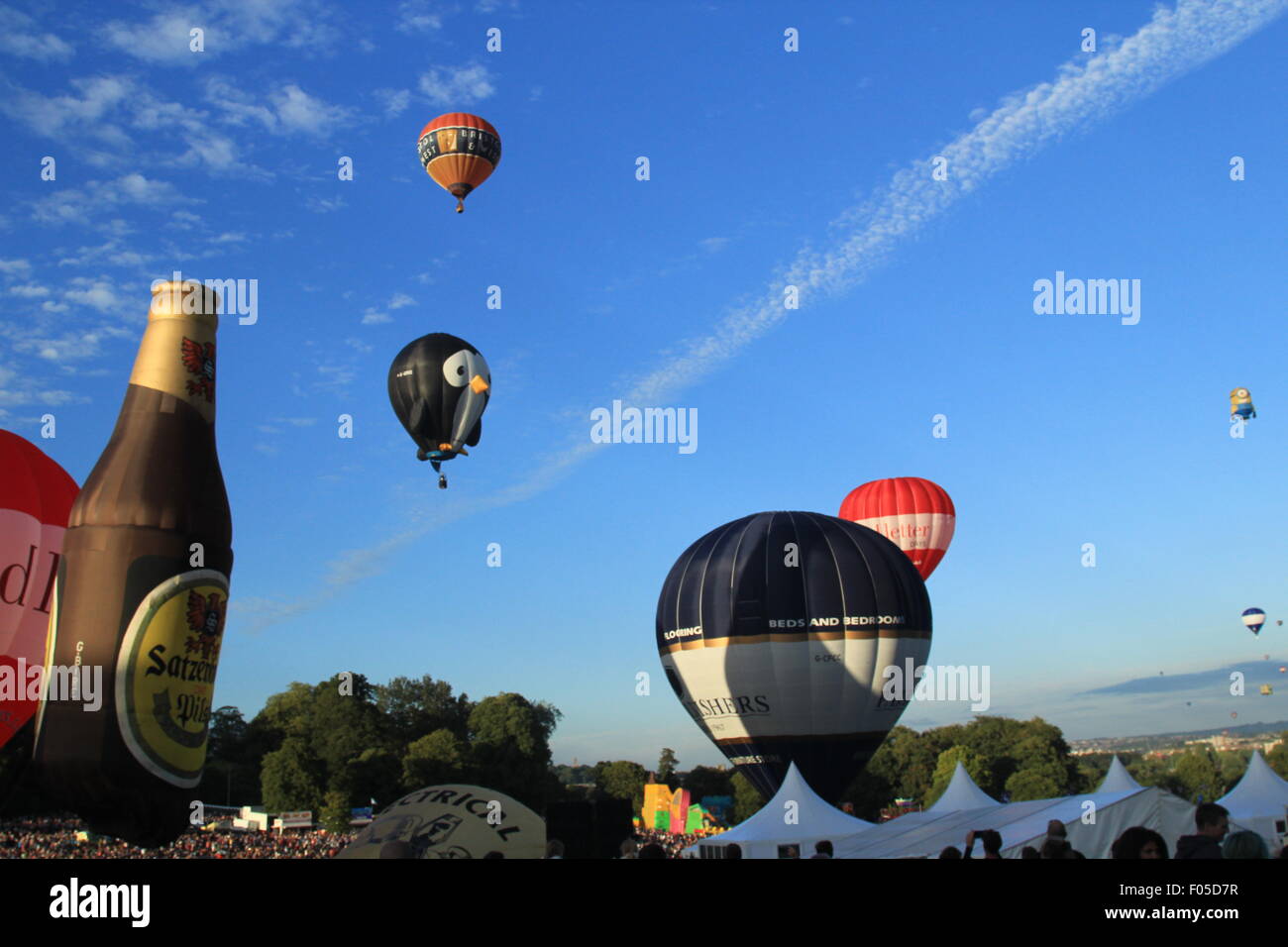 Bristol International Balloon Fiesta 2015 Foto Stock