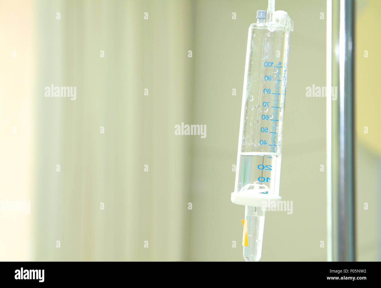 Per infusioni medicali strumento di gocciolamento Foto Stock