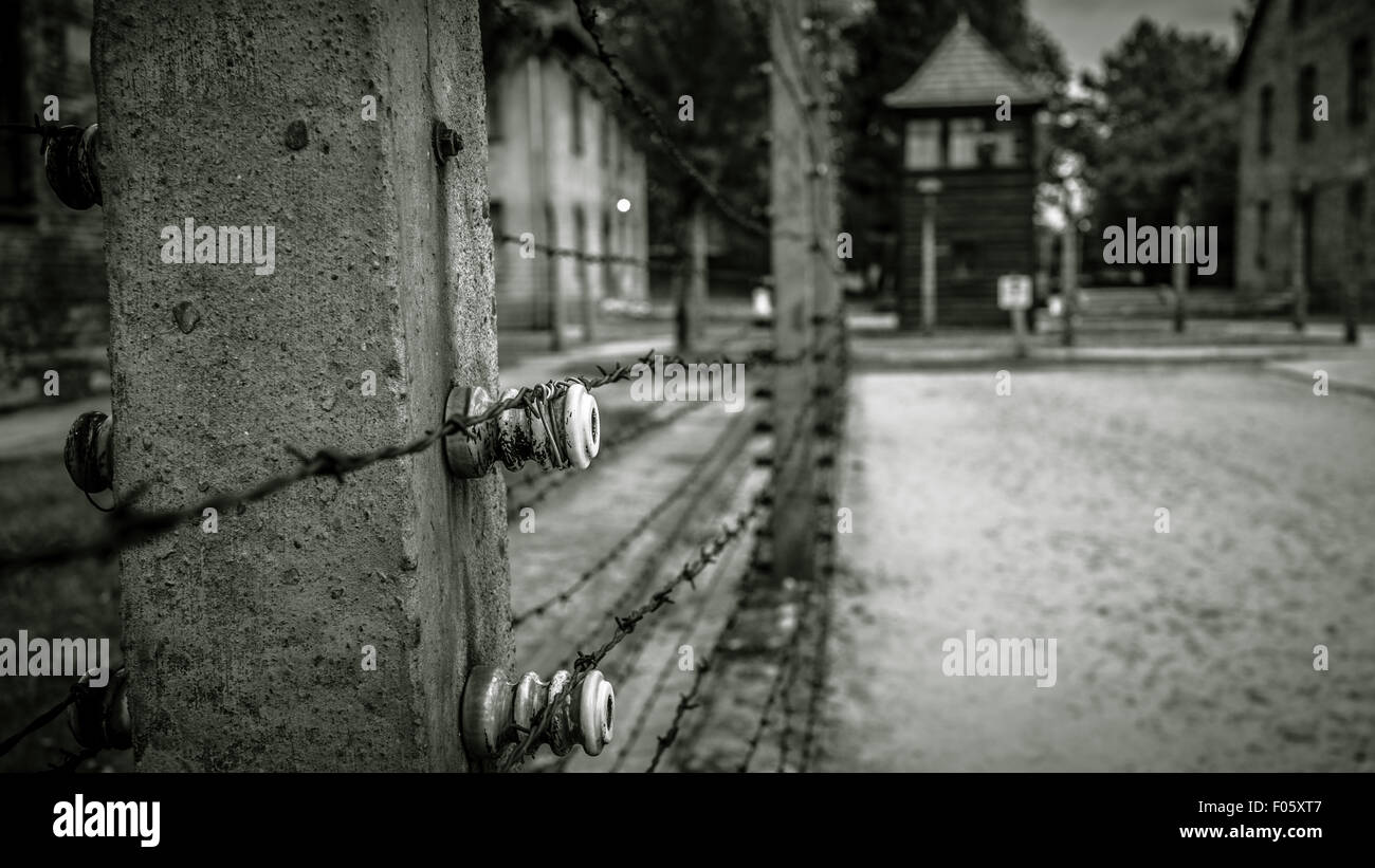 Auschwitz Foto Stock