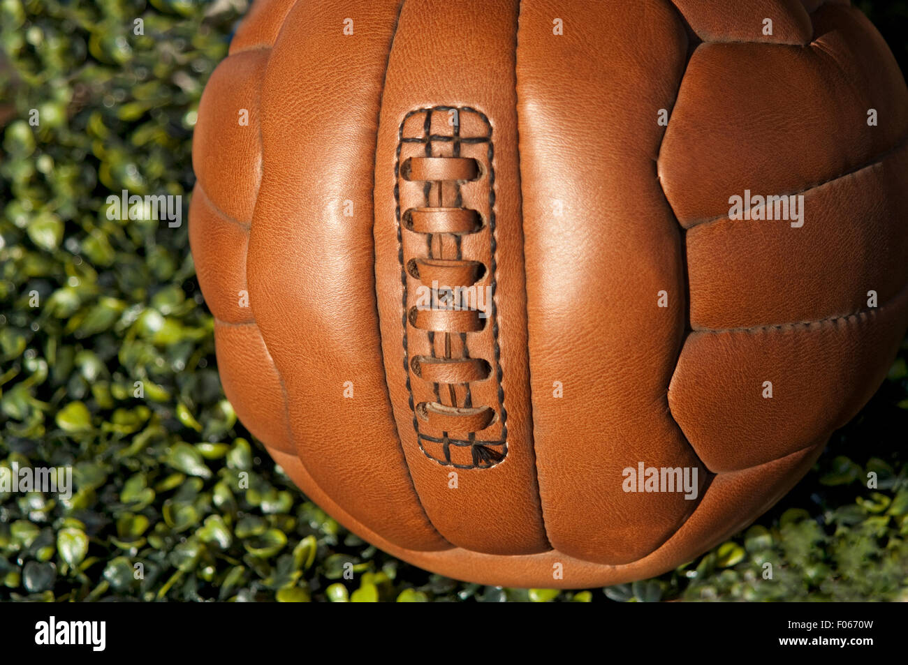 Vecchio gioco del calcio. Foto Stock