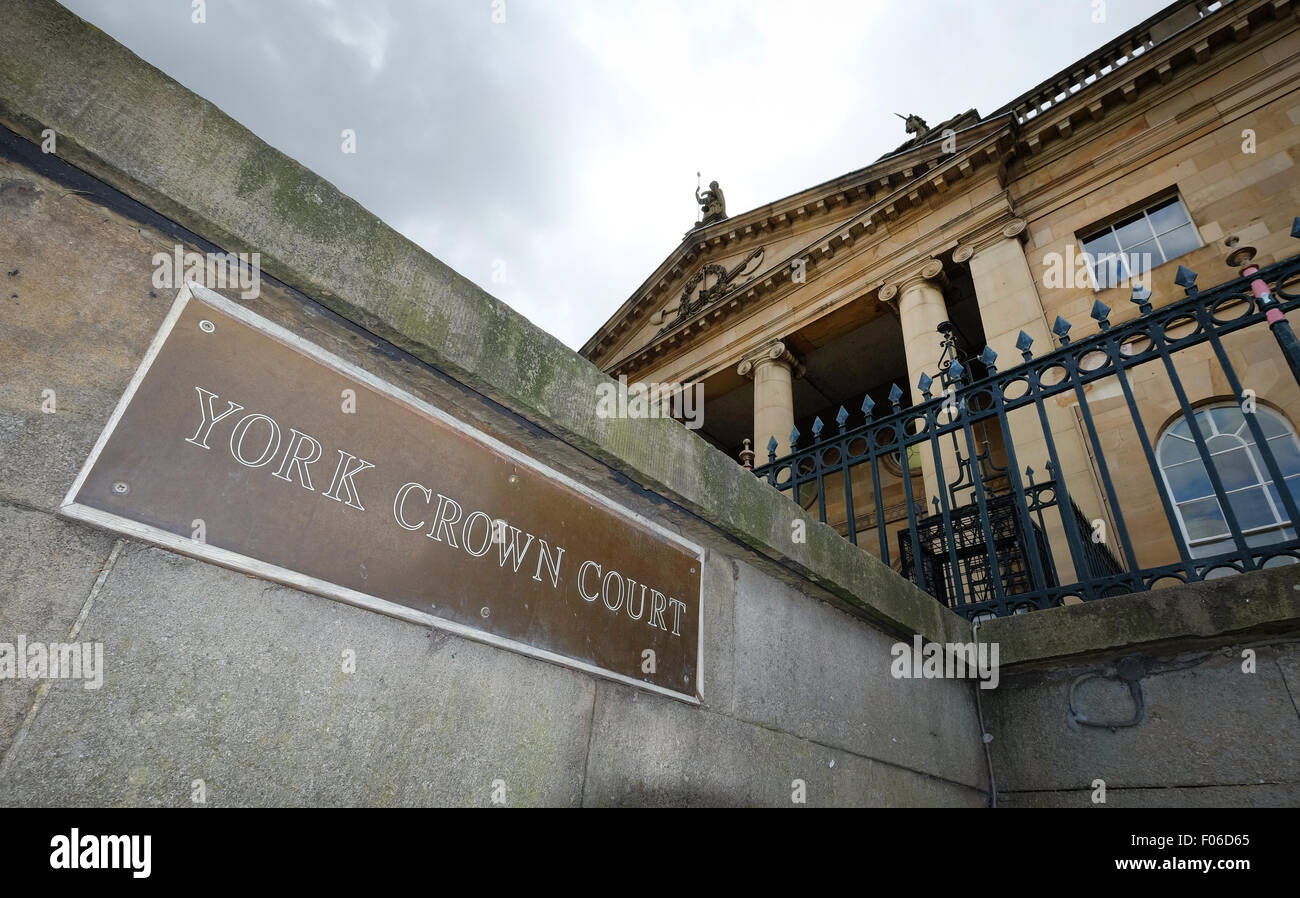 York Crown Court esterno, REGNO UNITO Foto Stock