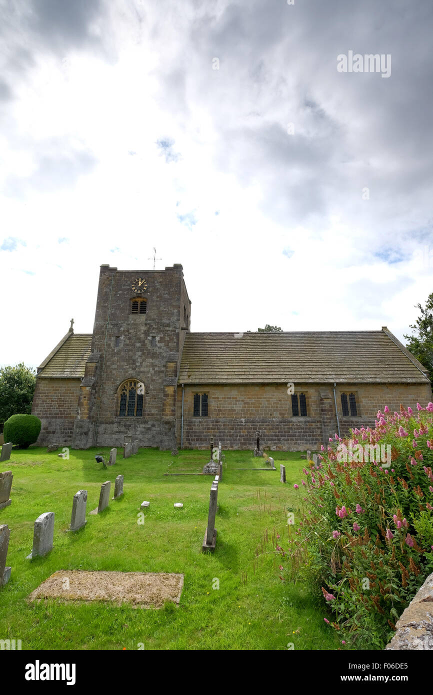 Chiesa di Santa Maria nel villaggio di Goathland nel North Yorkshire Moors. Il villaggio featured in show televisivo Heartbeat Foto Stock