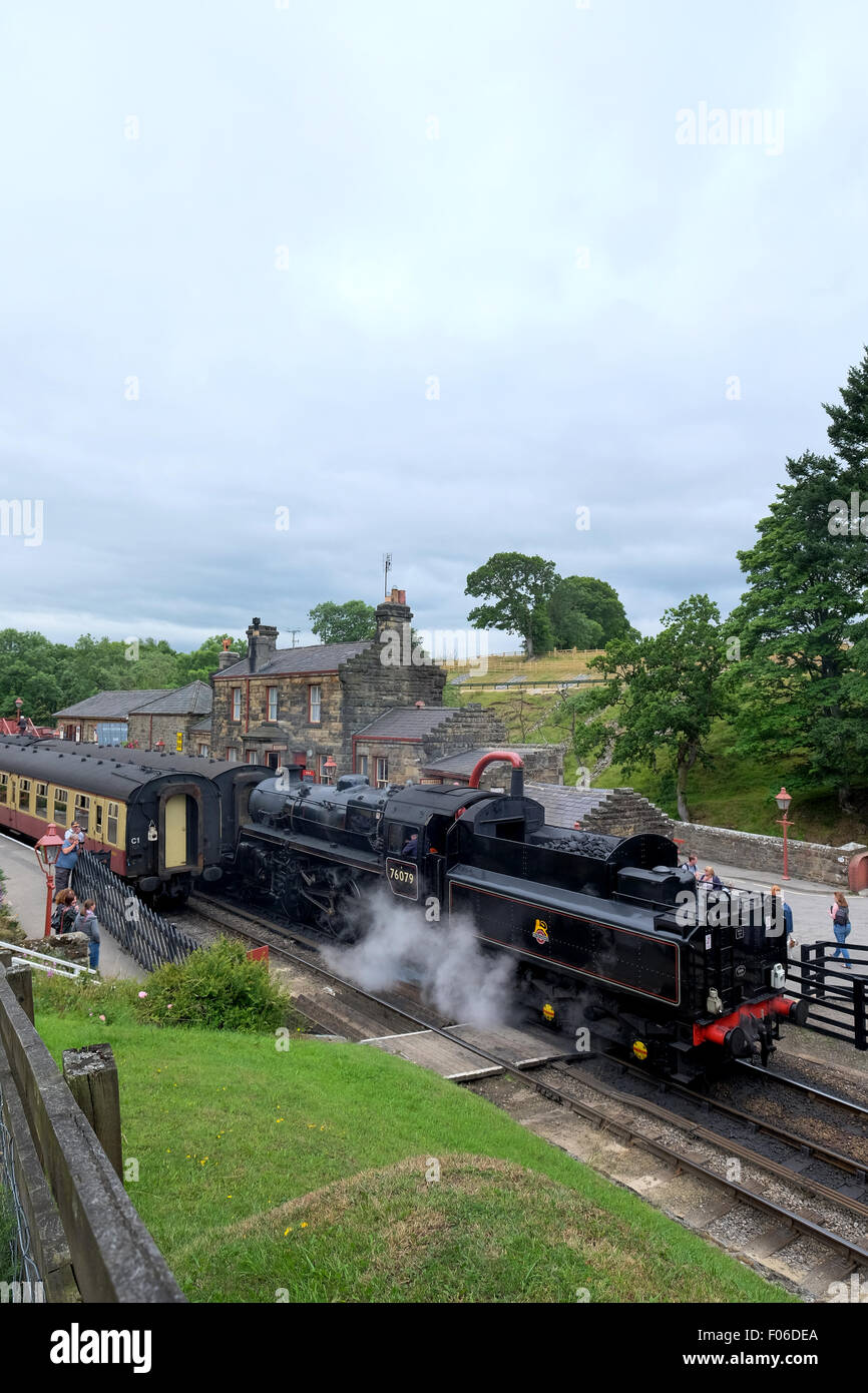 A Goathland stazione ferroviaria North Yorkshire Moors National Park Foto Stock