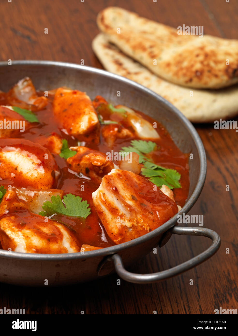 Curry su un tavolo Foto Stock