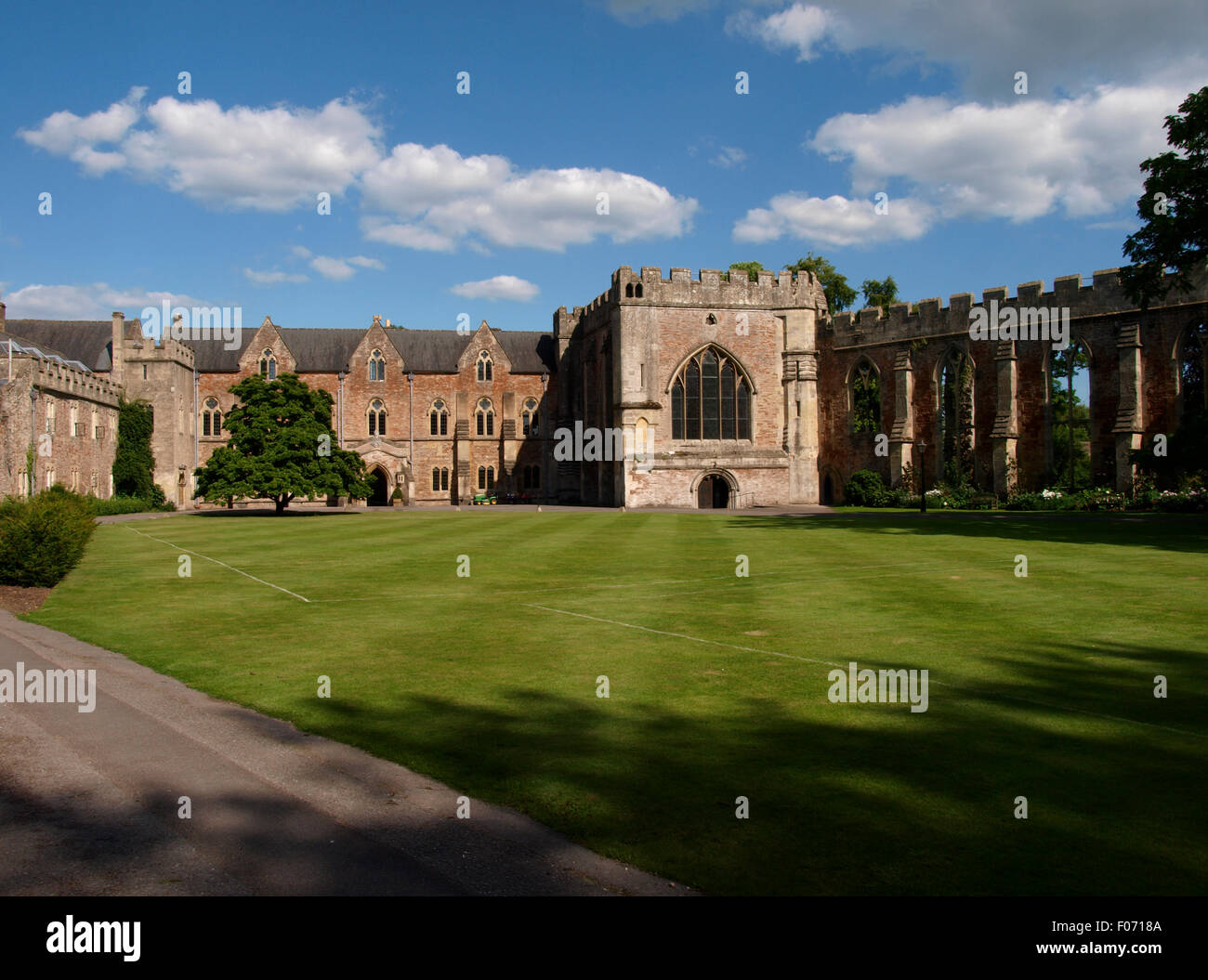Il Palazzo del Vescovo, pozzi, Somerset, Regno Unito Foto Stock
